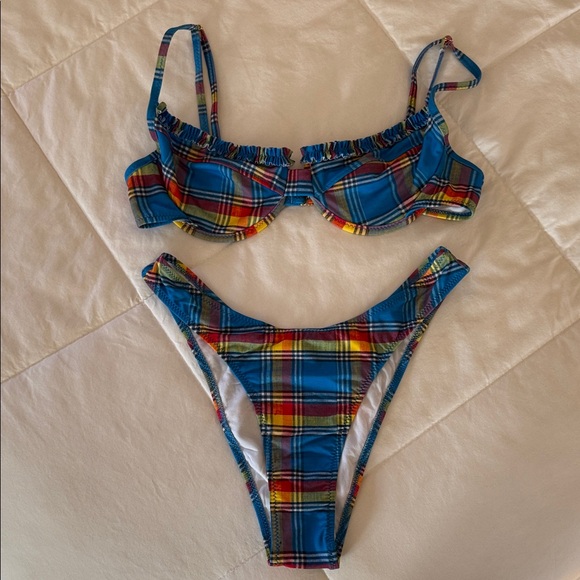 Heavy Manners Other - Heavy Manners ‘Toulouse’ madras bikini set in size XS/Small